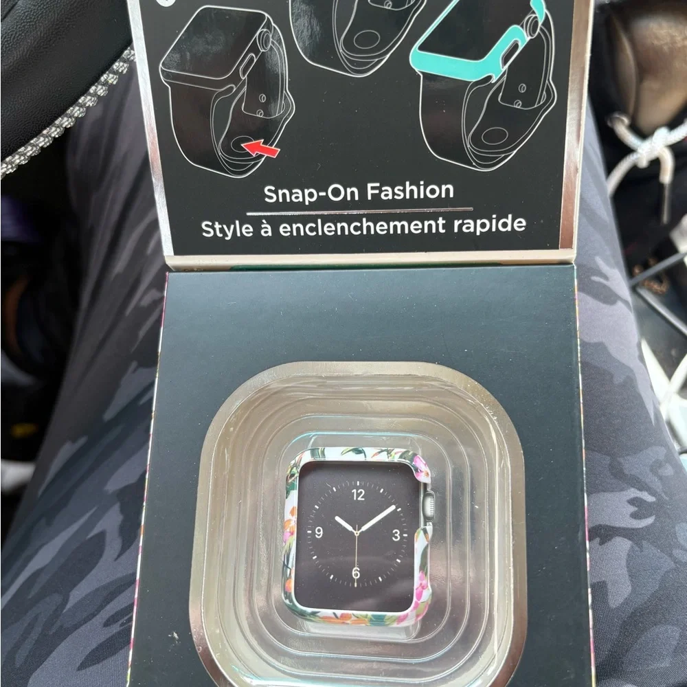 Revel Floral Smartwatch Case - Black and Multicolor